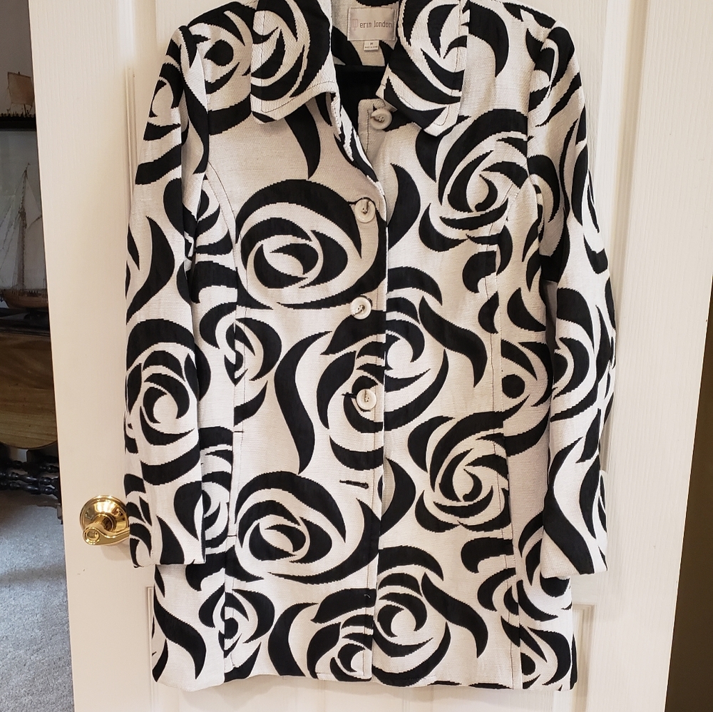 Black and cream jacket